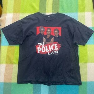 Vintage 2007 The Police Live Tour Concert Black T-Shirt Men’s